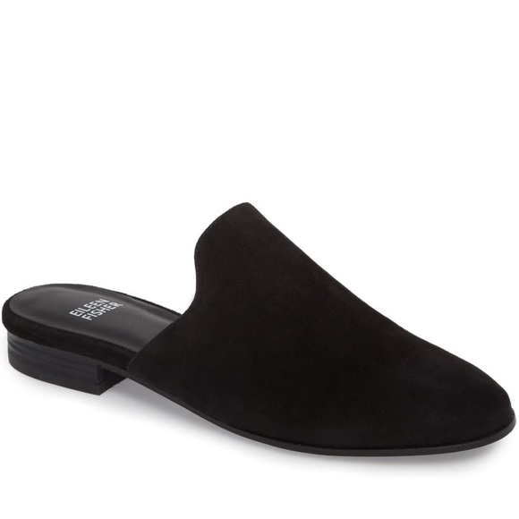 Eileen Fisher Shoes - NEW Eileen Fisher Dion Mule in Black Suede